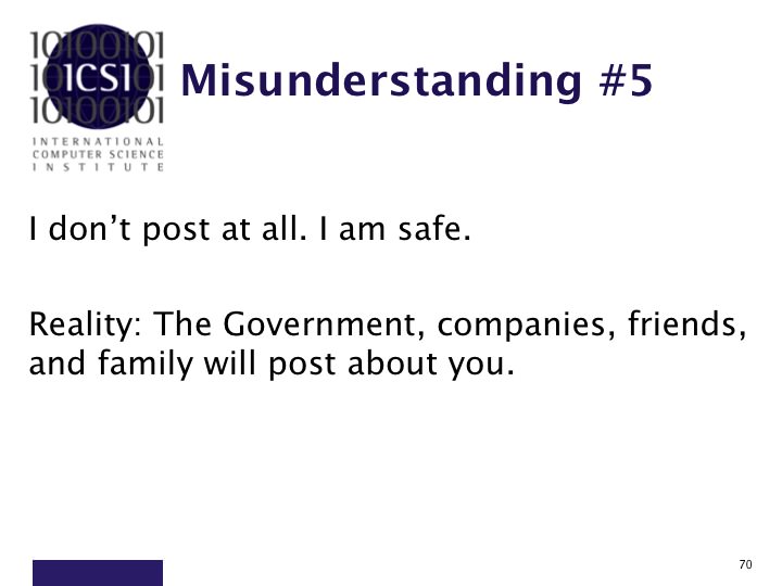 privacy misunderstanding 5